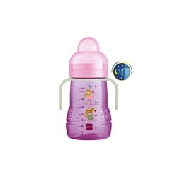 Mam Trainer+ Night Baby Bottle Transition To Cup 4+ Months Pink 220ml