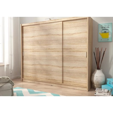 Wardrobe with 3 Sliding Doors 250x214x62 24114-WK1
