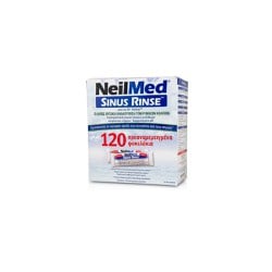 NeilMed Sinus Rinse Ανταλλακτικά Ισοτονικό Διάλυμα Ρινικών Πλύσεων Για Ενήλικες 120 φακελίσκοι