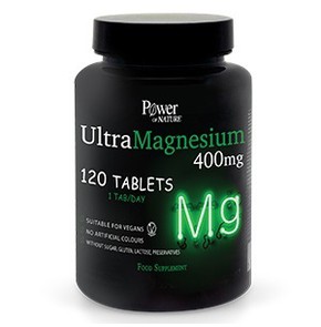 Power Nature Ultra Magnesium 400mg Συμπλήρωμα Διατ
