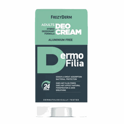 FREZYDERM Dermofilia Adults Deo Cream Hybrid Deodorant Formula Αποσμητικό Σε Μορφή Κρέμας, 40ml