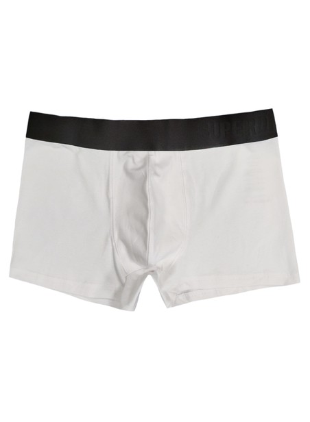 Superdry white trunk black el offset 1 piece boxer