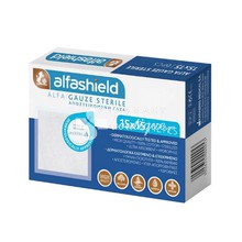 Alfashield Alfa Gauze Sterile 15x15 - Γάζες Αποστειρωμένες (15x15cm), 12τμχ.