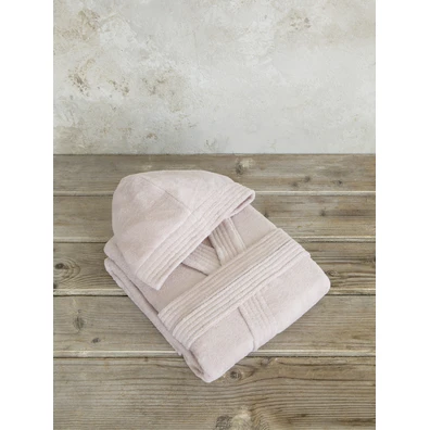 Μπουρνούζι με Κουκούλα zen - Large - Powder Pink N