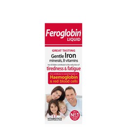 Vitabiotics Feroglobin B12 Liquid, Συμπλήρωμα Σιδήρου για Ενήλικες & Παιδιά 200ml