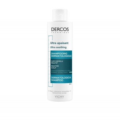 VICHY  Dercos Ultra Soothing για Κανονικά/Λιπαρά Μαλλιά 200ml