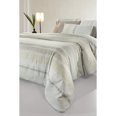 Σετ 4τμχ Σεντόνια Nuvola Mint Flannel με Λάστιχο 1