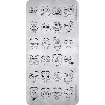 118665 STAMPING PLATE 62 EXPRESSIONS