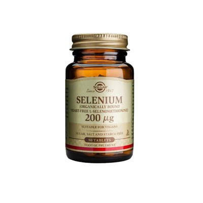 Solgar - Selenium 200μg Σελήνιο - 50tabs