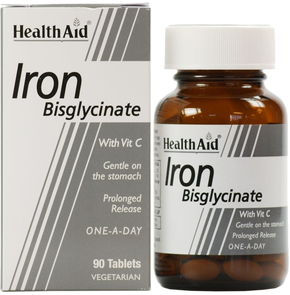 Health Aid Iron Δισγλυκινικός Σίδηρος με Βιταμίνη 