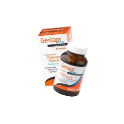 Health Aid Gericaps Active Multivitamin And Mineral Complex With Ginseng And Ginkgo Biloba Πολυβιταμίνες 30 κάψουλες