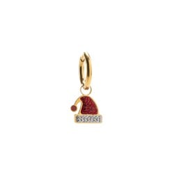 InoPlus Borghetti Σκουλαρίκια Art 1151 Natale Pendente Cappello 1 ζευγάρι 