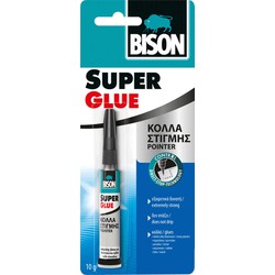 Bison Κόλλα Gel Στιγμής Super Glue Pointer Μικρού 