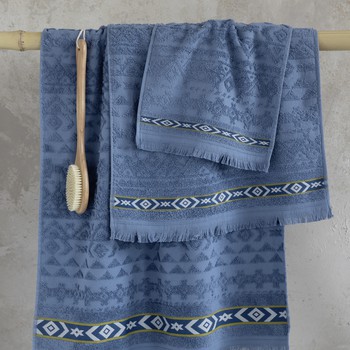 Πετσέτα Προσώπου 50x90 Marise Denim Blue Nima Home