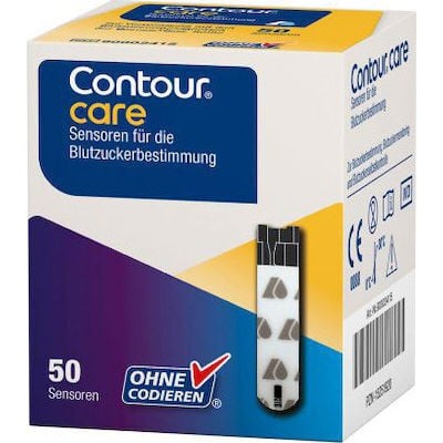Ascensia Contour Care Ταινίες Μέτρησης Σακχάρου 50