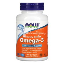 Now Omega 3 1000mg Fish Oil (180 EPA / 120 DHA) - Καρδιαγγειακό, 100 softgels