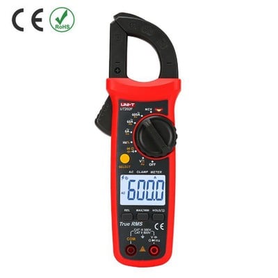 Digital Clamp Meter 600V Dc/Ac Ut202F