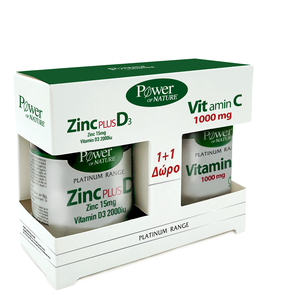 Power Health Classics "Platinum"  Zinc 15mg Plus D