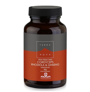 TERRANOVA Cordyceps, Rhodiola & Ginseng - Ισχυρή Φ