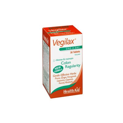 Health Aid - Vegilax colon regularity - 30tabs