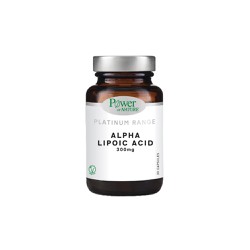 Power Health Platinum Range Alpha Lipoic Acid 300mg Συμπλήρωμα Διατροφής Για Μείωση Της Νευροπάθειας & Βελτίωση Του Μεταβολισμού 30 κάψουλες