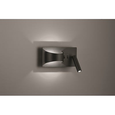 Wall Lamp Double Lighting Black Led 3W+5W 3000K Ja