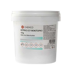 Chemco Citric Acid Κιτρικό Οξύ Μονοϋδρικό, 1Kg