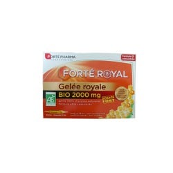 Forte Pharma Forte Royal Gelee Royale Bio Βιολογικός Βασιλικός Πολτός 2000mg Σε Αμπούλες 20x10ml