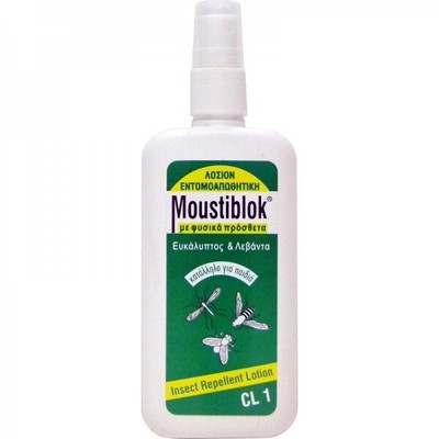 Moustiblok CL1 Spray Εντομοαπωθητική Λοσιόν με Ευκ