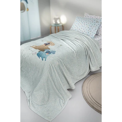 Παιδική Κουβέρτα Ultrasoft paw Ciel 160x220 guy La