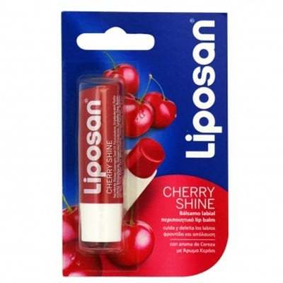 LIPOSAN Lip Balm Cherry Shine Ενυδατικό Στικ Χειλιών Με Άρωμα Κεράσι 4.8g