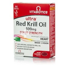 Vitabiotics Ultra Red Krill Oil - 100% καθαρό λάδι κριλ, 30caps
