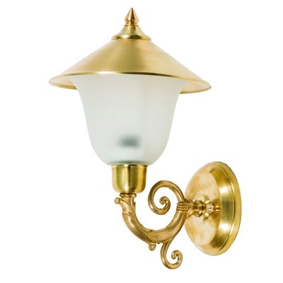 Brass Lantern Light Height:28cm Ε14 Ip43 Up