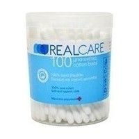 Real Care 100 Cotton Buds 100τμχ - Μπατονέτες Από 