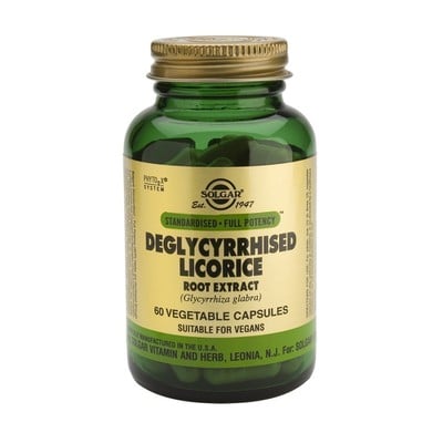 Solgar Deglycyrrhised Licorise Root Extract 60veg.