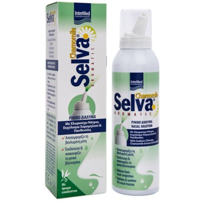 INTERMED Selva Chamomile Aromatic Ρινικό Ισότονο Spray Με Άρωμα Ευκαλύπτου 150ml