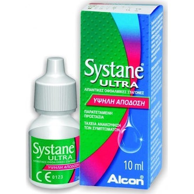 Systane Ultra Λιπαντικές Οφθαλμικές Σταγόνες 10ml