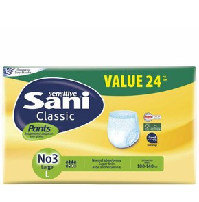 Sani Sensitive Pants Classic Value Pack No3 Ελαστι
