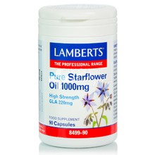 Lamberts PURE STARFLOWER OIL 1000mg (High GLA 220mg), 90caps (8499-90)