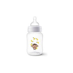 Philips Avent Baby Bottle SCF821 / 11 Anti Colic 1m+ Monkey 260ml