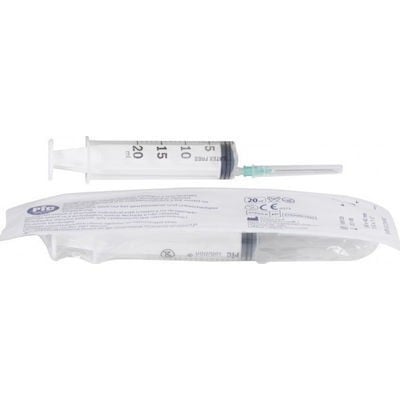 Pic Σύριγγα 20ml Μιας Χρήσεως με Βελόνα G21 x 1,5 