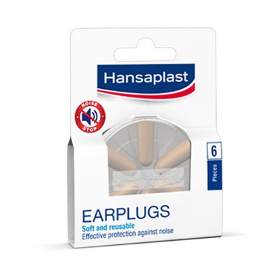 Hansaplast - Ωτοασπίδες - Προστασία από το Θόρυβο - 6τμχ