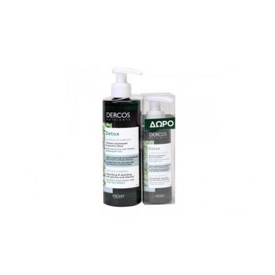 VICHY Dercos Nutrients Detox Shampoo 250ml + 100ml