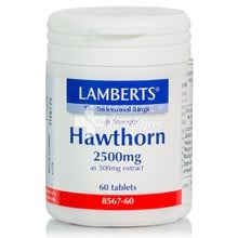 Lamberts HAWTHORN 2500mg - Καρδιοτονωτικό, 60 tabs