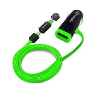Fujipower Mini Car Charger + Cable Micro/lightning