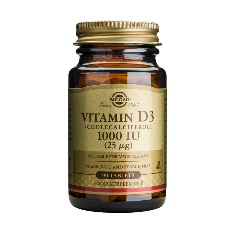 Vitamin D-3 1000IU tablets