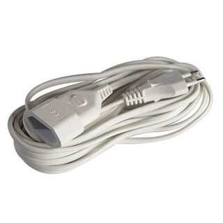 Cord Extension Set Flat Cable Europlug 2x0.75 7m T