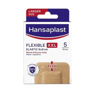 Hansaplast Flexible XLL Strips 6x9cm, 5pcs