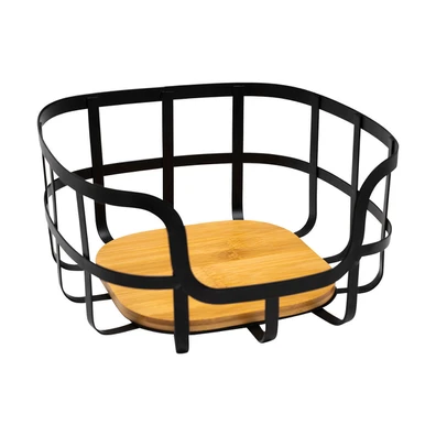 Estia Φρουτιερα Bamboo Essentials Μεταλλικη 24x24x