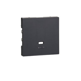 Merten M-Plan Cover Plate with Pull Cord Graphite 